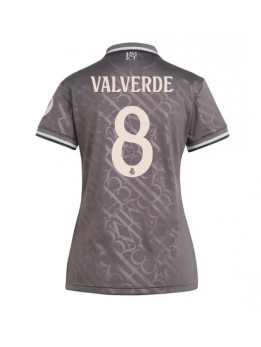 Real Madrid Federico Valverde #8 Replika Tredje Kläder Dam 2024-25 Kortärmad